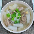 羊排汤的做法,滋补养生，鲜美可口的美味佳肴